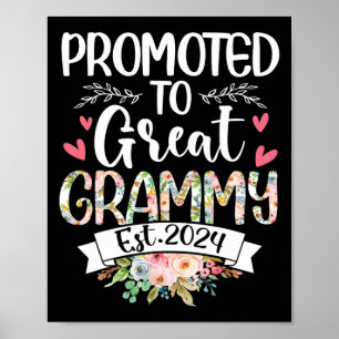 Naar geweldige Grammy Est 2024 Moederdag Poster