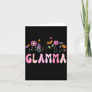Naar Glamma Est Roze Wilde Bloem Gepromoot Kaart