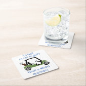 Naar Golf of niet Kartonnen Onderzetters (Insitu)