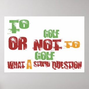 Naar Golf Poster