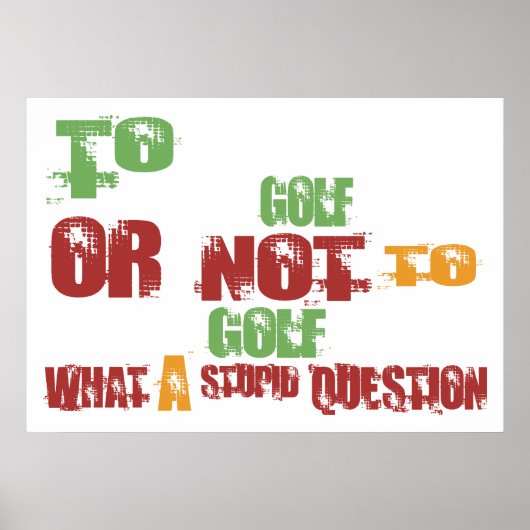 Naar Golf Poster (Voorkant)