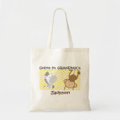 Naar Grandmas Overnight Bag - Aandelen & Zebra Tote Bag (Voorkant)
