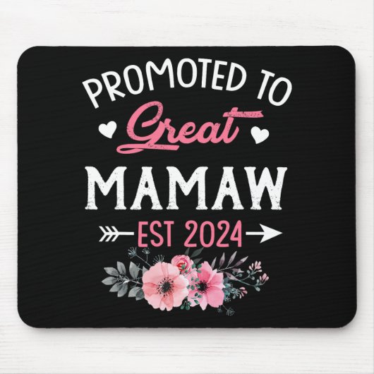 Naar Great Mamaw Est 2024 Bloem Muismat (Voorkant)