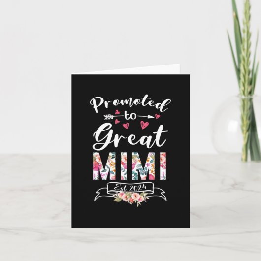 Naar Great Mimi Est 2024 Moederdag Flower Kaart (Voorkant)