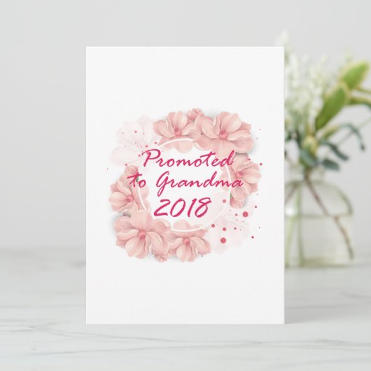 Naar grootmoeder 2018 gepromoot als cadeau (Staand voorkant)