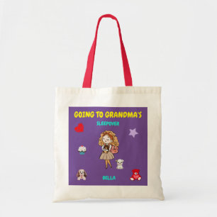 Naar grootmoeders leuke Canvas tas