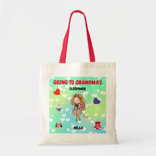 Naar grootmoeders leuke Canvas tas