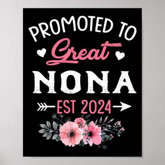 Naar Grote Nona Est 2024 Bloem Poster (Voorkant)