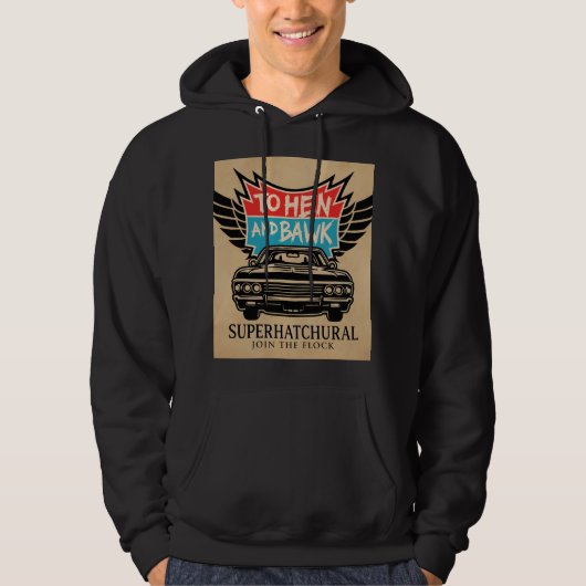 Naar Hen en Bawk Hoodie (Voorkant)