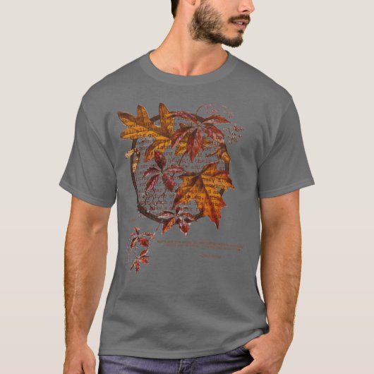 naar herfst t-shirt (Voorkant)