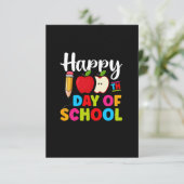 naar het afstuderen van kleuterleidsters kaart (Staand voorkant)