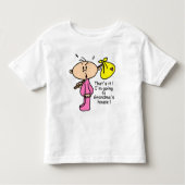 Naar het Baby van het groothuis (roze) Kinder Shirts (Voorkant)