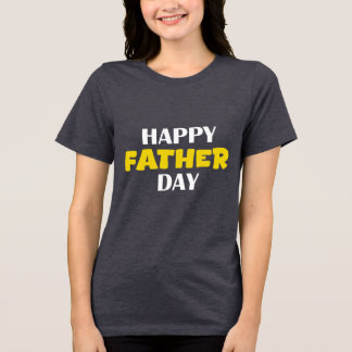 Naar het beste rolmodel - Happy Vaderdag! Tri-Blend Shirt