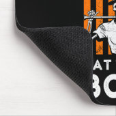 Naar het Bone Halloween Baseball Skeleton Baseball Muismat (Hoek)