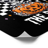 Naar het Bone Skeleton Halloween kostuum Poster (Hoek)