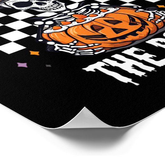 Naar het Bone Skeleton Halloween kostuum Poster (Hoek)