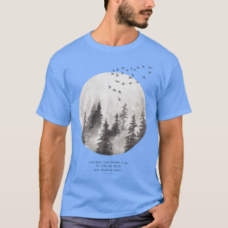Naar het bos ga ik spiritualiteit t-shirt