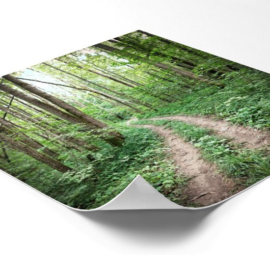 Naar het bos poster (Hoek)