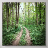 Naar het bos poster (Voorkant)