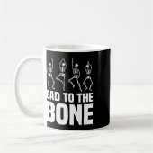 Naar het botskelet Funny Halloween Skeleton Koffiemok (Links)
