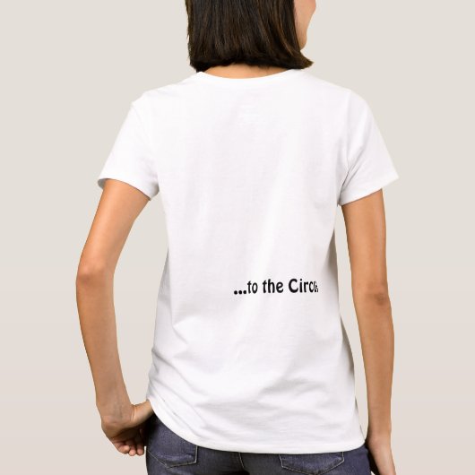 Naar het Circus T-shirt (Achterkant)