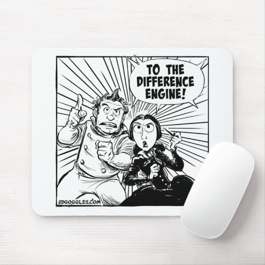 Naar het deelvenster Differentiemotor Muismat (Met muis)