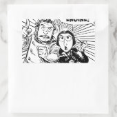 Naar het deelvenster Differentiemotor Rechthoekige Sticker (Tas)