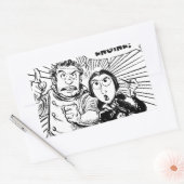 Naar het deelvenster Differentiemotor Rechthoekige Sticker (Envelop)