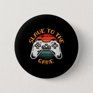 Naar het Game Shirt Video Games Shirt voor gaming Ronde Button 5,7 Cm