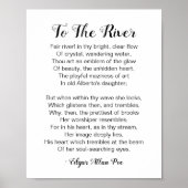 Naar het gedicht van Edgar Allan Poe Poster (Voorkant)