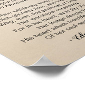 Naar het gedicht van Edgar Allan Poe Poster (Hoek)