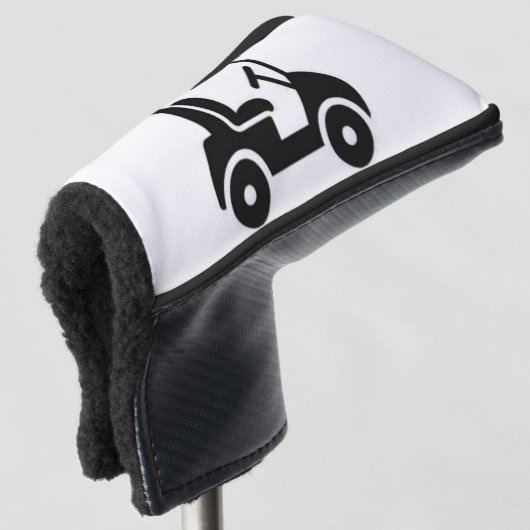 Naar het groen rijden golfheadcover (3/4 voorkant)