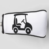 Naar het groen rijden golfheadcover (Voorkant)