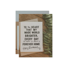 Naar het hart dat mijn wereld elke dag helderder m