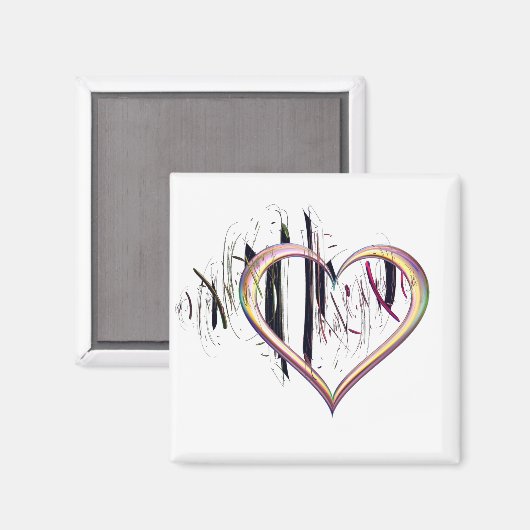 Naar het hart magneet (Voorkant / Achterkant)