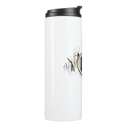 Naar het hart thermosbeker (Gedraaid links)