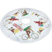 Naar het huis van oma fietsen - kerstboomrok kerstboom rok (Gekanteld)