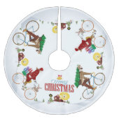 Naar het huis van oma fietsen - kerstboomrok kerstboom rok (Voorkant)
