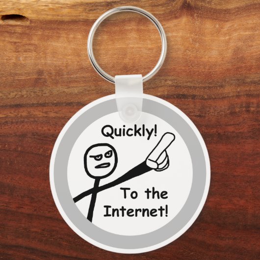 Naar het internet sleutelhanger (Achterkant)