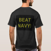 Naar het leger!  Beat Navy! T-shirt (Achterkant)