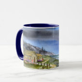 Naar het licht van de zilvermaan mok (Voorkant links)