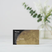 Naar het maan Visitekaartje (Staand voorkant)