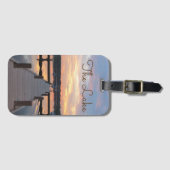 Naar het meer! bagagelabel (Voorkant (horizontaal))