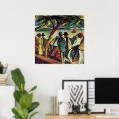 Naar het meer van I door August Macke Poster (Thuiskantoor)