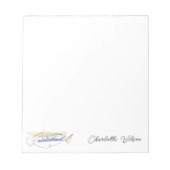 Naar het Moon Paper Airplane Notitieblok (Voorkant)