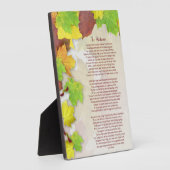 Naar het najaargedicht van John Keats Fotoplaat (Zijkant)