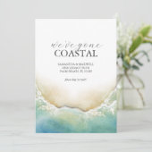 Naar het nieuwe adres van de Beach Bewegende Aanko Kaart (Staand voorkant)