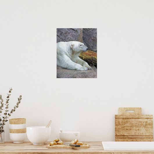 Naar het noorden poster (Keuken)