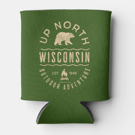 Naar het noorden van Wisconsin Blikjeskoeler (Voorkant)
