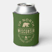 Naar het noorden van Wisconsin Blikjeskoeler (Blikje Achterkant)